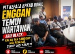 Plt Kepala BPKAD Rohil Enggan Temui Wartawan, Arie Black: Kalau Tak Sanggup Jadi Pejabat, Cukup Jadi Staf!
