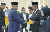 Tugas Perdana sebagai Sekda, Sarman Syahroni Lantik Enam Pejabat Rohil