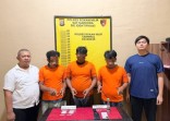 Tiga Pria Ditangkap di Balam Km 19, Polisi Sita 46,9 Gram Sabu