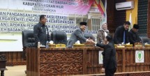 DPRD Terima Ranperda Penyelenggaran Kearsipan Dari Pemda Rokan Hilir
