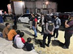 Tim RAGA Polres Rohil Patroli Malam, Bersihkan Titik Rawan Premanisme dan Knalpot Brong
