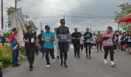 Start Fun Run Kemenpora, Ratusan Pelari Memulai Langkah Dari Depan Mess Pemda Rohil