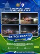 Jaga Keselamatan Pengguna Jalan Malam Hari, Tim SIGAP 110 Polres Rohil Patroli Jalur Riau-Sumut