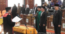 DPRD Rohil Gelar Rapat Paripurna, Maston Kini Jabat Wakil Ketua 1