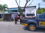 Satgas Preventif OMB Polres Rohil Lakukan Pengamanan Kantor KPU, Kantor Bawaslu dan Gudang Logistik dan Patroli Kamtibmas