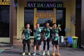 Polres Rohil Beserta Personel dan Komunitas Runner Laksanakan Green Policing Running Club Polres Rohil 6,2 Kilometer
