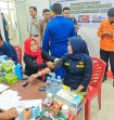 Syahbandar Kelas IV Bagansiapiapi Gelar Donor Darah, 15 Kantong Darah Terkumpul