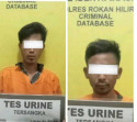 Curi Sepeda Motor Warga Terparkir di Depan Rumah, 2 Pria Positif Sabu Diringkus Polsek Sinaboi