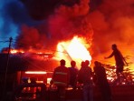 Kebakaran Hebat di Bagansiapiapi, 13 Rumah dan 1 Pekong Ludes Terbakar