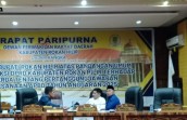 DPRD Rohil Gelar Paripurna Pandangan Umum dari Delapan Fraksi Atas Ranperda APBD 2025