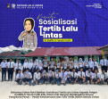 Satlantas Polres Rohil Gelar Police Goes To School di SMP N 05 Tanah Putih