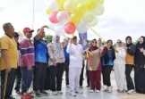 Bupati Rohil Resmikan Car Free Day di Bagansiapiapi