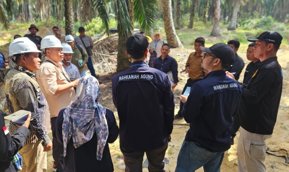 Masyarakat Empat Kepenghuluan Kawal Lahan, Minta Pemkab Rohil Tolak Perpanjangan Izin PT. GMR