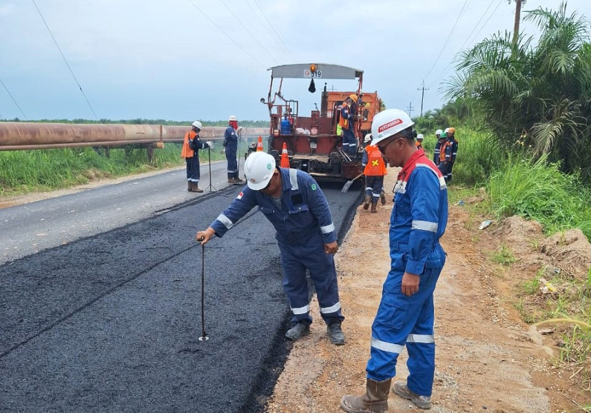 Lancar Jaya! Jalan Bangko-Pinang Kini Mulus dan Nyaman Dilintasi Berkat Sentuhan PHR