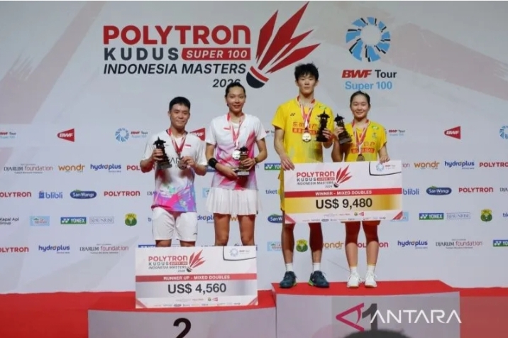 Li/Huang Juara Indonesia Masters 2026 Usai Taklukkan Terry/Gloria