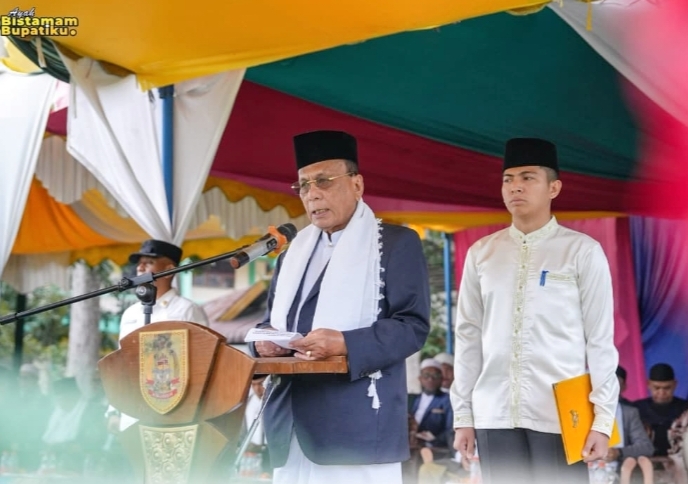Bupati Rohil Pimpin Upacara Peringatan Hari Santri Nasional 2026