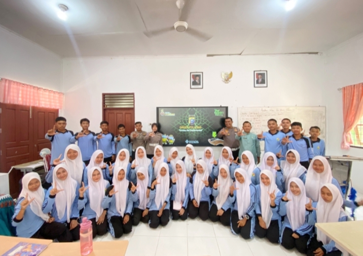 Polres Rohil Perluas Gerakan Green Policing, Pelajar Didorong Peduli dan Jaga Lingkungan