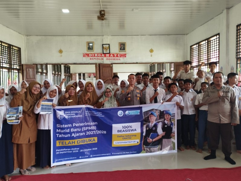 Buka Peluang Pendidikan Unggul, Polsek Rantau Kopar Sosialisasikan SMA Kemala Taruna Bhayangkara