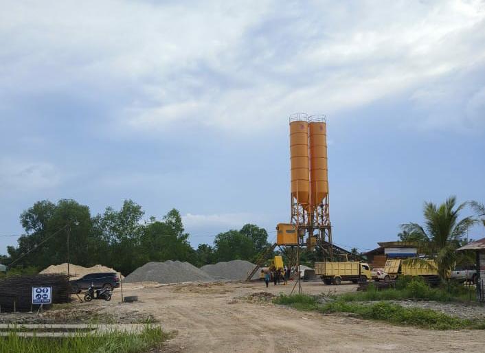 Aneh! Batching Plant Milik PT. Teka Group Jaya Diduga Baru Berdiri Setelah Memenangkan Proyek 14,9 Milyar