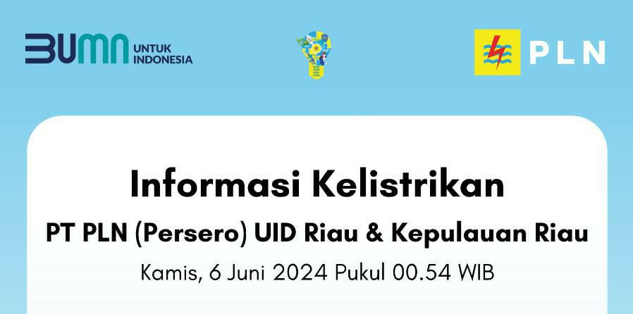 Sempat Terjadi Pemadaman, PT PLN Persero Berhasil Memulihkan Kelistrikan di Riau