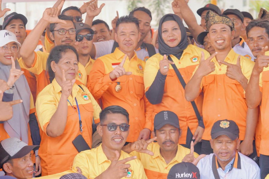 Afrizal Sintong Secara Resmi Melantik Pengurus Kosgoro Se- Kabupaten Rokan Hilir