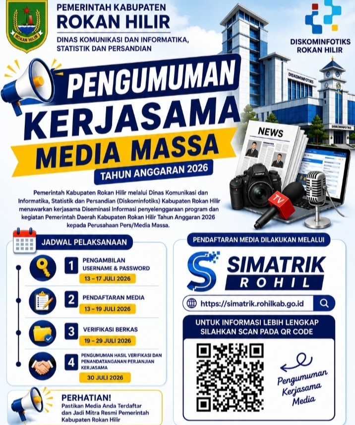 Memasuki Oktober, Janji Kerja Sama Media Rohil 2026 Masih Menunggu Realisasi