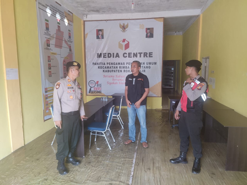Satgas Preventif Polres Rohil Rutin Lakukan Pengamanan dan Patroli Obyek Penting Pemilu 2024
