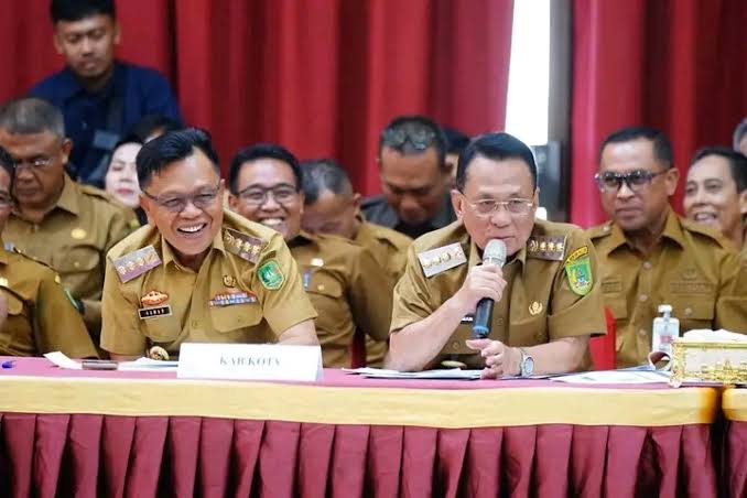 Bupati Rohil Hadiri High Level Meeting Tim Pengendalian Inflasi Daerah Se- Provinsi Riau