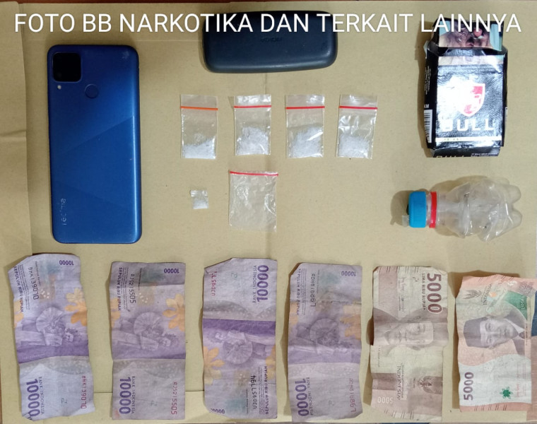Grebek Pelaku Sabu, Polsek Kubu Tangkap Seorang Kurir dan Amankah BB 3,17 Gram