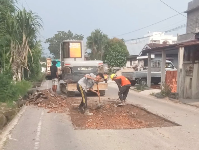 Kabar Baik untuk Warga Bangko, 13 Ruas Jalan Mulai Direhabilitasi