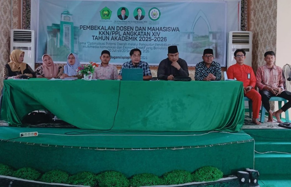 STAI Ar-Ridho Bagansiapiapi Gelar Pembekalan Dosen dan Mahasiswa KKN-PPL Angkatan XIV
