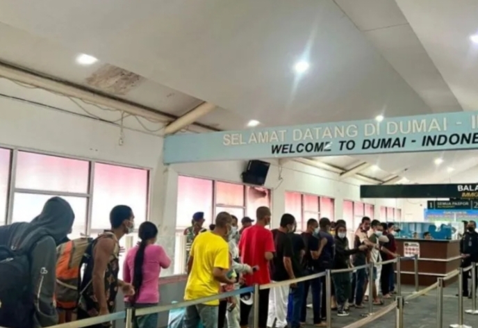 Polda Riau Gagalkan Penyelundupan Empat Calon PMI Ilegal ke Malaysia