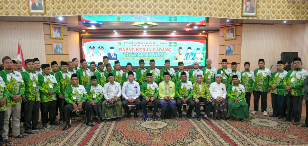 Sekda Rokan Hilir Secara Resmi Buka Rakerda PCNU Rohil Tahun 2024
