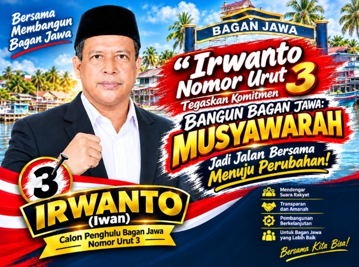 Irwanto Nomor Urut 3 Tegaskan Komitmen Bangun Bagan Jawa: Musyawarah Jadi Jalan Bersama Menuju Perubahan!