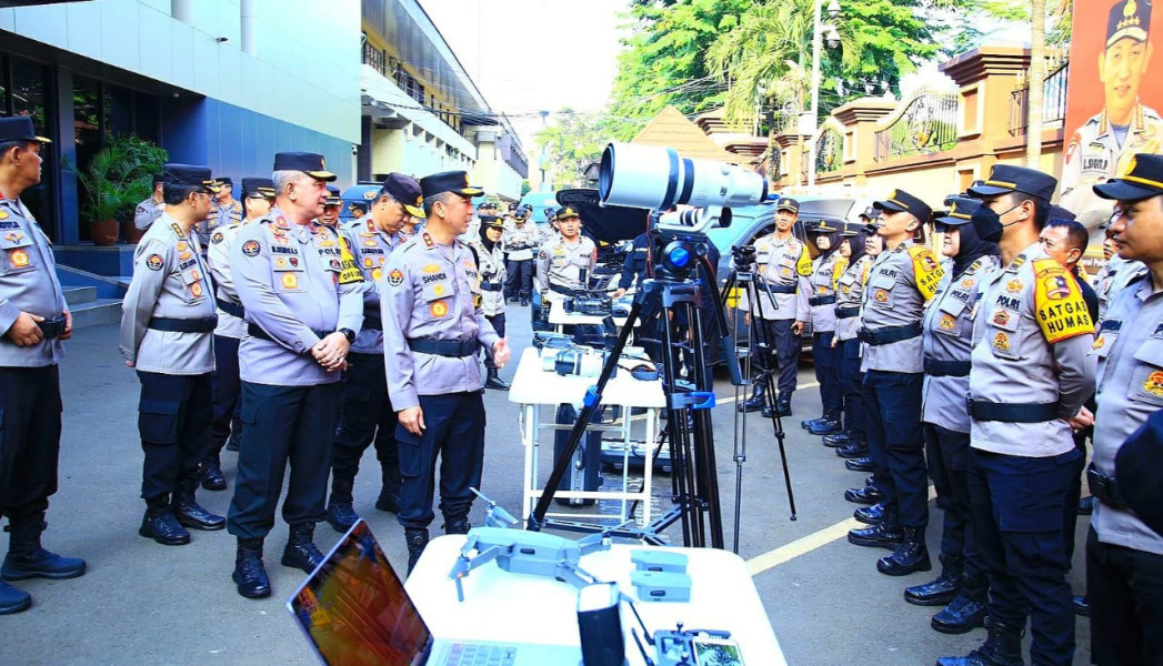 Kadiv Humas Tekankan Beberapa Hal Saat Gelar Apel Kesiapsiagaan Satgas Humas Polri  Pengamanan Nataru