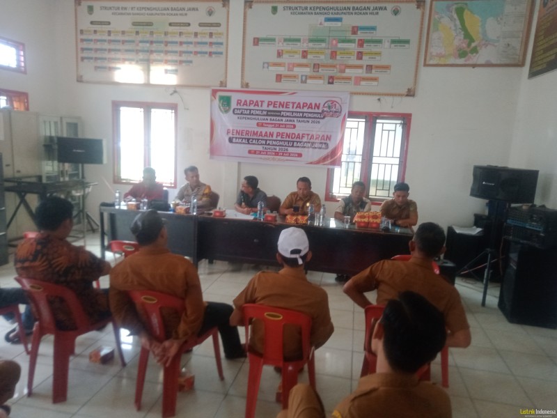 Panitia Pilpeng Bagan Jawa Umumkan DPS, Warga Belum Terdata Harap Daftar Sebelum Ditetapkan Sebagai DPT