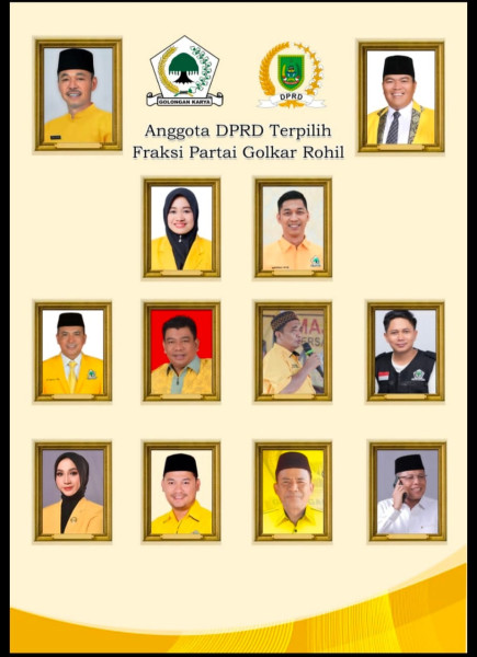 Raih 10 Kursi di DPRD, Afrizal Sintong Berhasil Kembalikan Kejayaan Golkar di Rokan Hilir