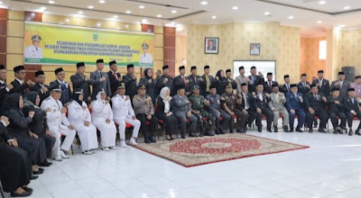 Bupati Rohil H. Bistamam Resmi Lantik Pejabat Tinggi Pratama dan Administrator