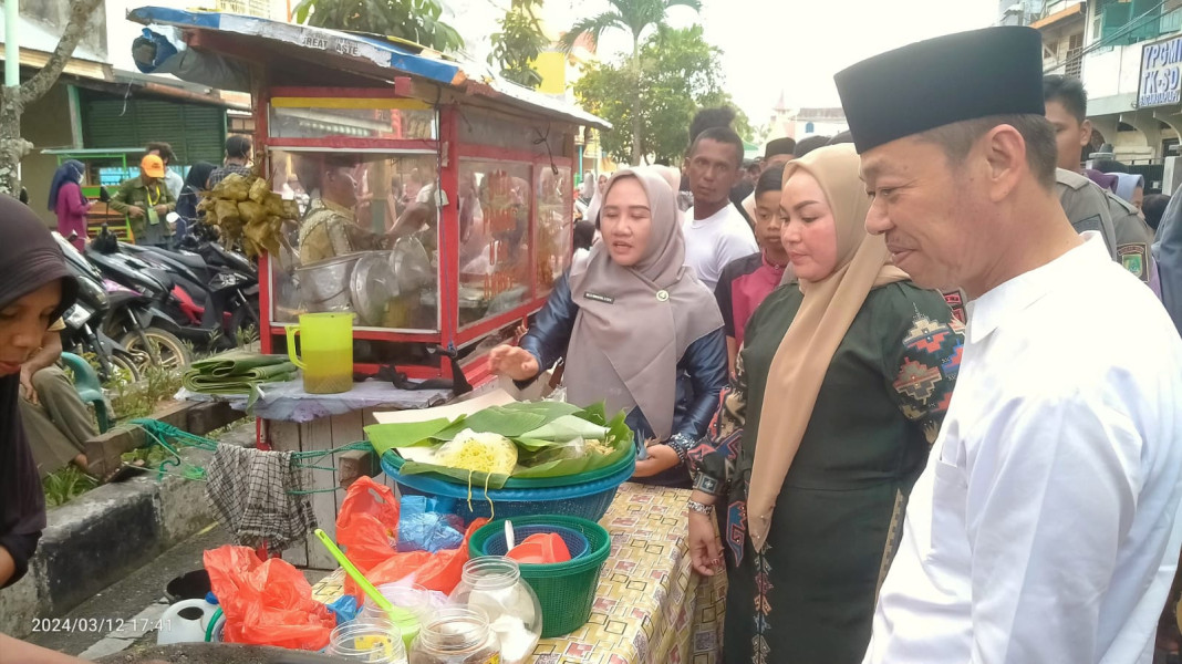Bupati Rohil Buka Resmi Pasar Ramadhan Bagansiapiapi