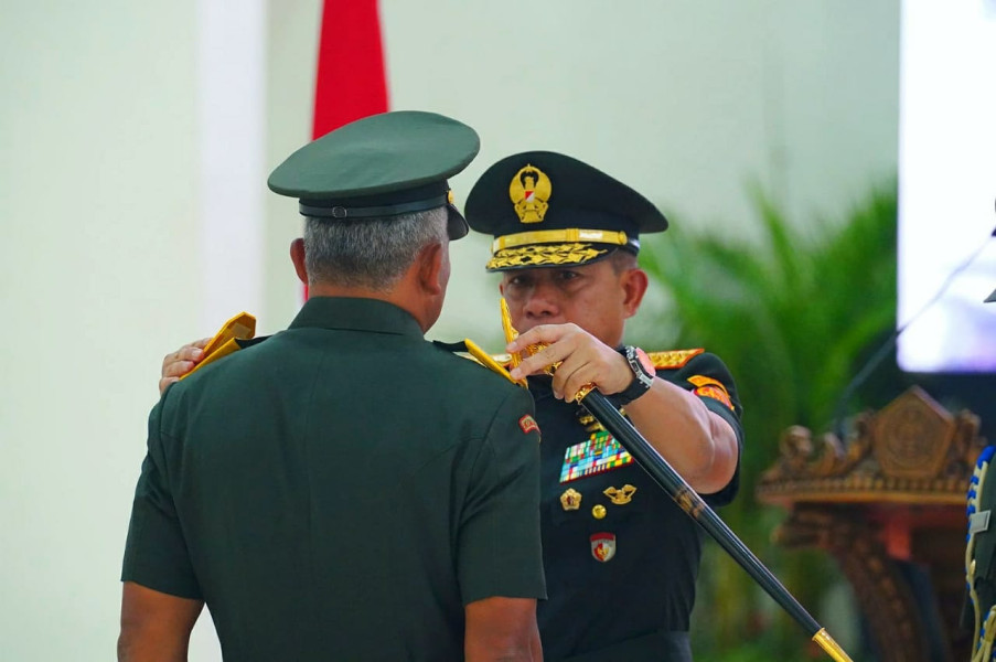 Panglima TNI Pimpin Serah Terima Jabatan Dankodiklat TNI