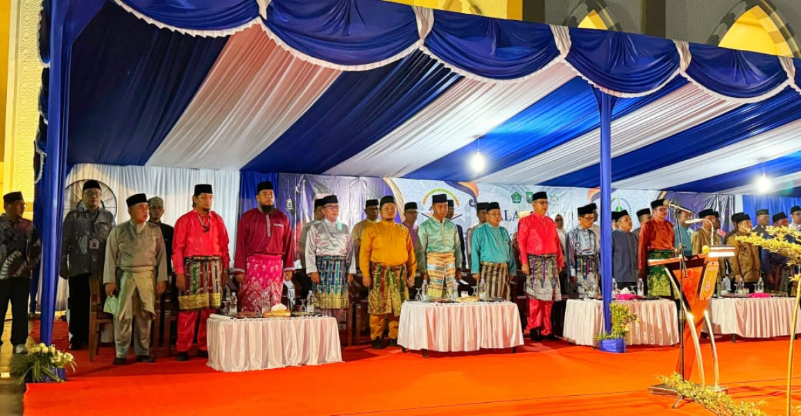Asisten I Pemkab Rohil Hadiri Malam Ta'aruf dan Pelantikan Dewan Hakim MTQ Provinsi Riau
