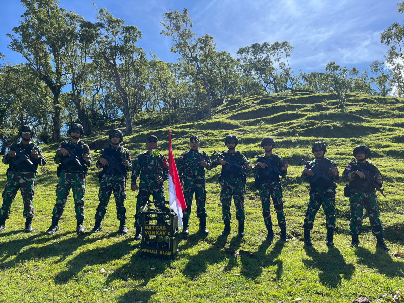 Satgas Yonkav 6/Naga Karimata Ajak Masyarakat Untuk Ikut Lestarikan Alam