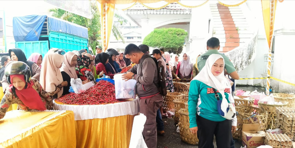 DKPP Rokan Hilir Gelar Gerakan Pangan Murah