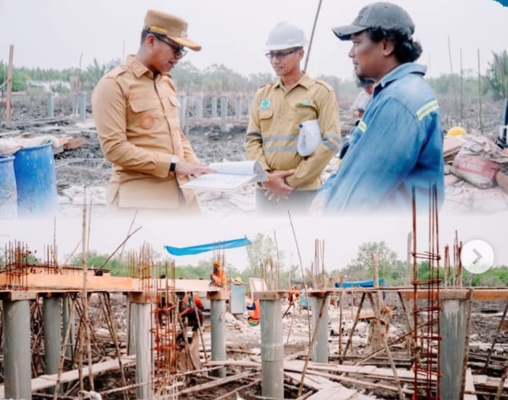 Wabup Rohil Tinjau Pembangunan Kampung Nelayan di Tiga Lokasi