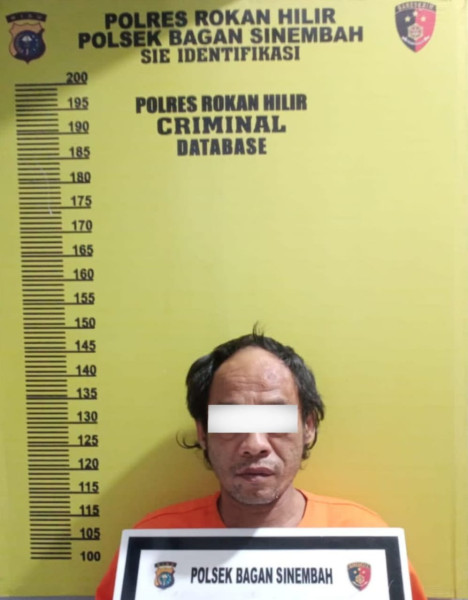 Ancam Bunuh dengan Parang Samurai, Seorang Warga Simpang Martabak Berurusan dengan Polsek Bagan Sinembah