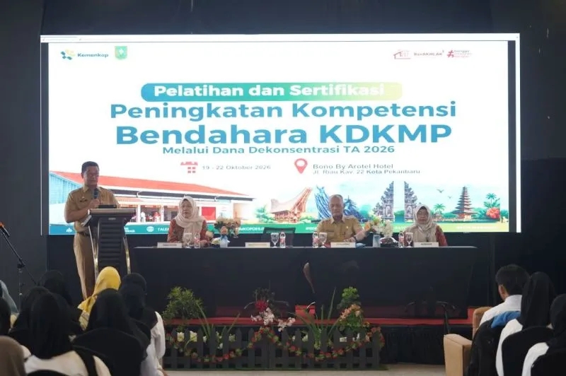 138 Bendahara KDKMP di Riau Ikuti Pelatihan dan Sertifikasi Kompetensi
