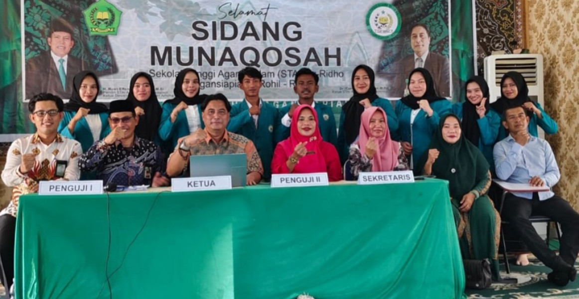 Sembilan Mahasiswa Prodi KPI STAI Ar-Ridho Resmi Menyandang Gelar S.Sos