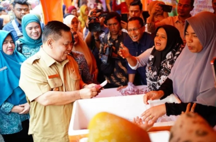 Ada Enam Operasi Pasar Murah Pada Tiga Daerah di Riau Pekan Ini
