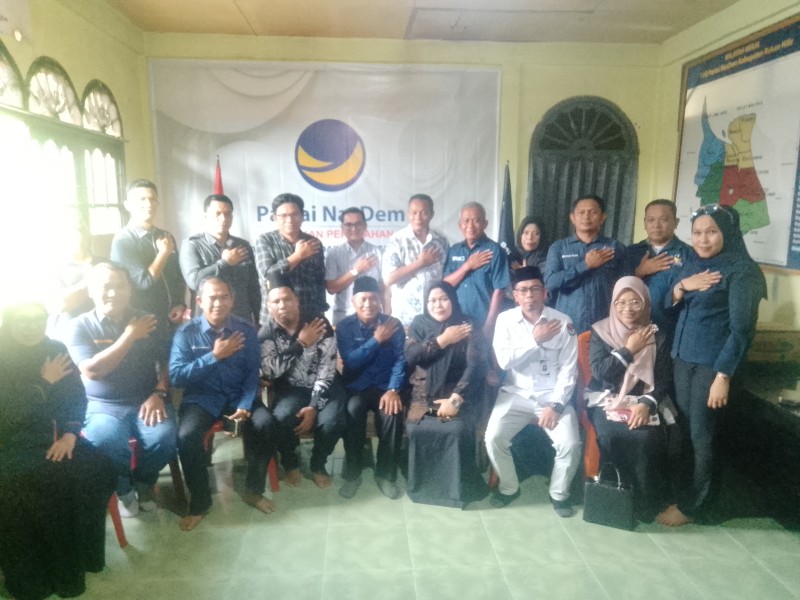 NasDem Rohil Terima Kunjungan KPU-Bawaslu