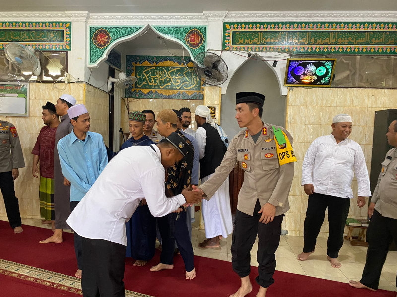 Kapolres Rokan Hilir Sampaikan Pesan Pemilu Damai